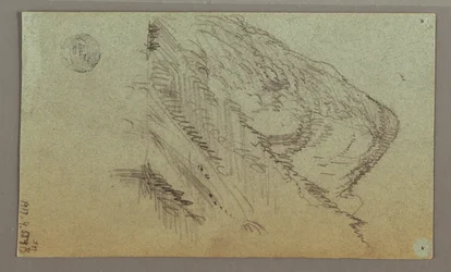 Disegno, Valle montana, forse 1868
