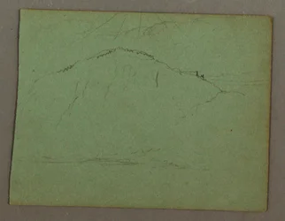 Disegno, Montagna in riva al mare, forse 1856
