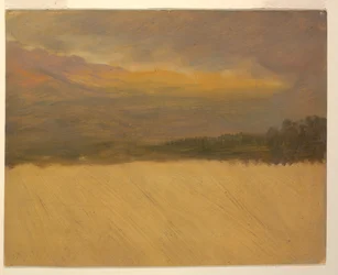 Disegno, Paesaggio montano, 1860-70