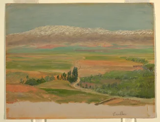 Disegno, Montagne vicino a Baalbec, maggio 1868