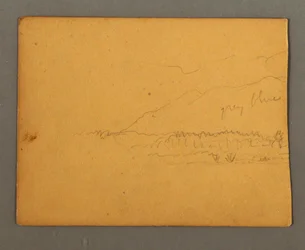 Disegno, Montagne, forse 1856