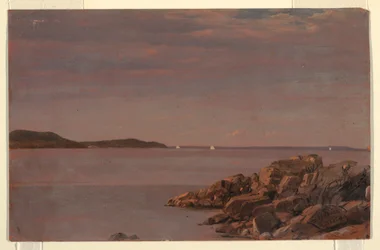 Disegno, Mt. Desert Island, costa del Maine, 1850