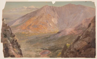 Disegno, Monte Katahdin, Grande Bacino da South Turner Mountain, 1877