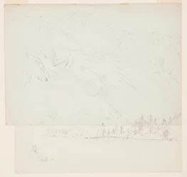 Disegno, Monte Katahdin, Maine, 1870-78. Katahdin, Maine, 1870-78