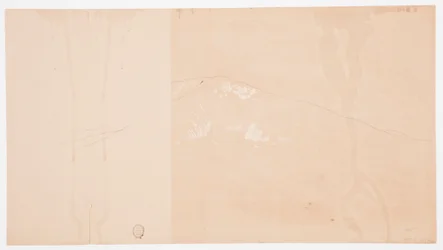 Disegno, Monte Katahdin da sud-est; verso: Monte Katadhin, 1876-78
