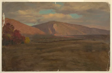 Disegno, il monte Katahdin da sud-ovest (), 1870-80