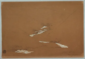 Disegno, stretta valle montuosa con ruscello a cascata vicino a Ysapan, Ecuador, 12 luglio 1857