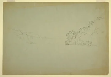 Disegno, Cascate del Niagara da nord-ovest, 1856