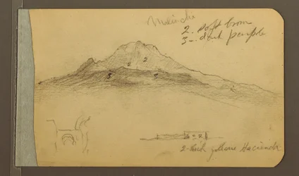 Disegno, Picco di Malintzi, 1889