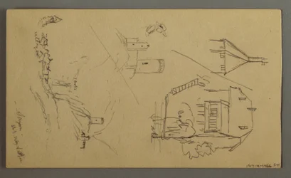 Disegno, Studi vegetali, Note vegetali, Cascata, 1868