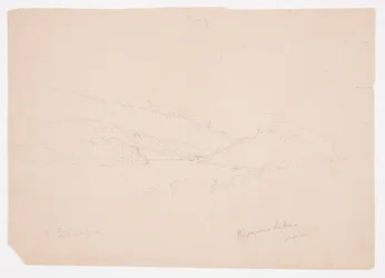 Disegno, Lago Ripogenus, 1855 ca.