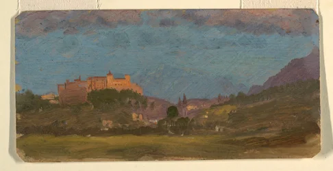 Disegno, Salisburgo, Austria da est, luglio 1868