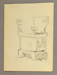 Disegno, Sarcofago, forse 1868-69