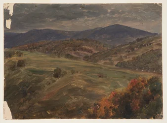 Disegno, Scena nelle Catskills, 1870-80