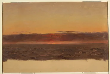 Disegno, Paesaggio marino, 1859