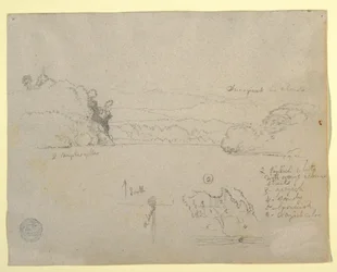 Disegno, Schizzi dal Sud America, 1853, probabilmente maggio