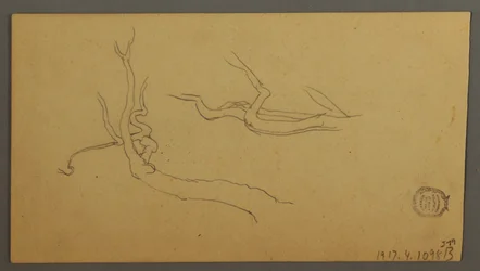 Disegno, Studio del cielo su cresta e arcobaleno, luglio 1866