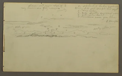 Disegno, Studio del cielo, forse 1857-58