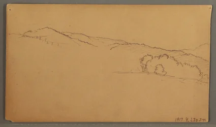 Disegno, Studio del cielo, forse 1873