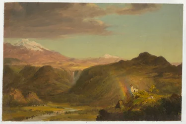 Disegno, Paesaggio sudamericano, 1854