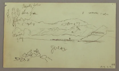 Disegno, arco di pietra, base di pietra, 27 aprile 1868