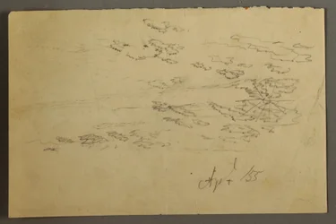 Disegno, Sole e nuvole, aprile 1855