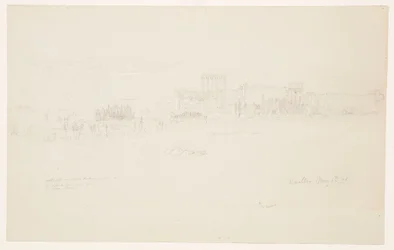 Disegno, Templi, Baalbek, 6 maggio 1868