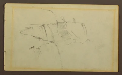 Disegno, Le cascate americane, fiume Niagara, forse 1858