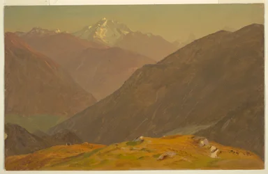 Disegno, Il Goell, vicino a Berchtesgeden, 1868