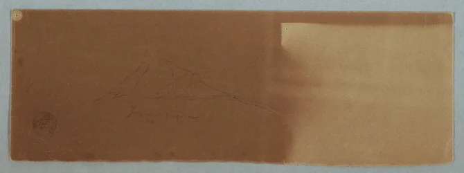 Disegno, vulcano Tungurahua, Ecuador, giugno 1857