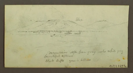 Disegno, Due figure e due cammelli al fuoco, Studi di figure e cammelli, forse 1868