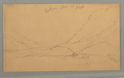 Disegno, Valle di Vallais, forse 1868