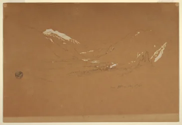 Disegno, valle "vicino a Golling", Austria, 5 agosto 1868
