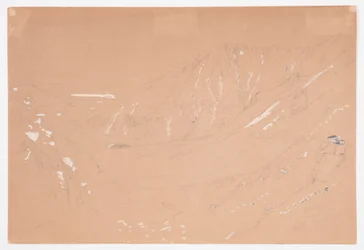 Disegno, Vista verso il Grande Bacino, Monte Katahdin, settembre 1877