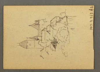 Disegno, lago di Thun, Oberland bernese, 20 agosto 1868