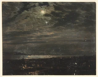 Costa al chiaro di luna (Possibilmente Maine)