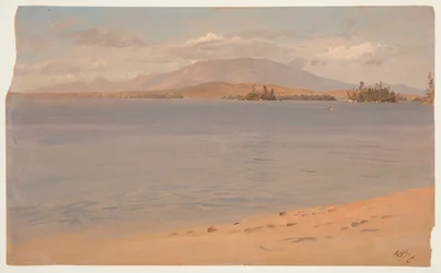 Monte Katahdin dal lago Millinocket