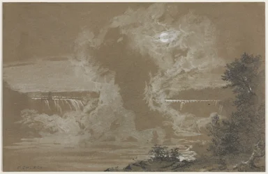 Cascate del Niagara al chiaro di luna