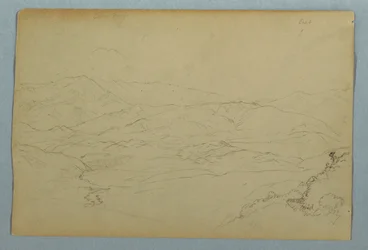 Schizzi di Piante e Parte della Balaustra che Delimita la Terrazza all