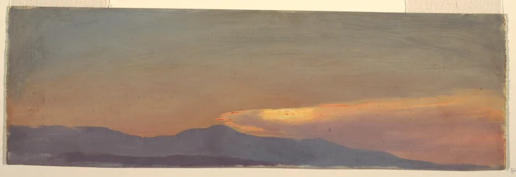 Studio di nuvole al tramonto