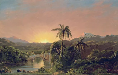 Tramonto in Ecuador