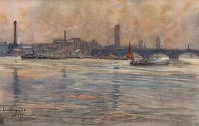 Il Tamigi, Londra, c1893