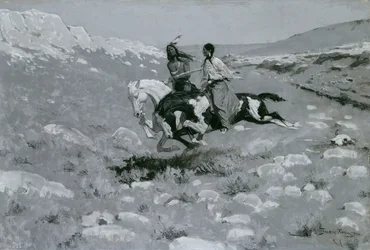 Cerimonia del cavallo più veloce, c.1900