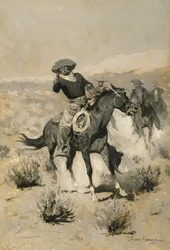Giorni nella prateria (mani in alto) c.1902
