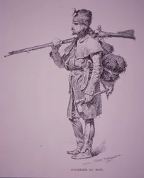 Trapper franco-canadese Coureur du Bois