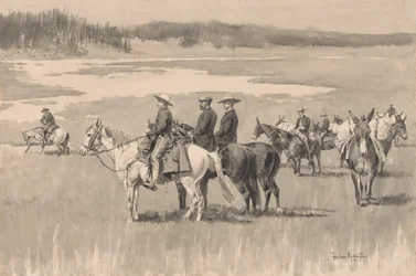 Sulle sorgenti - Burgess trova un guado, ca. 1893