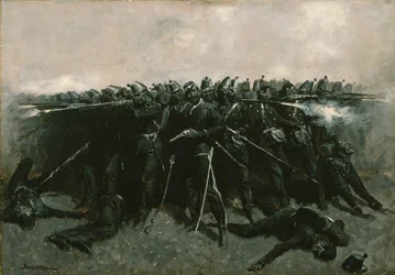 Il quadrato di fanteria, c.1893