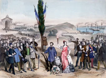 Suffragio universale, 1850