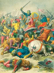 Filippo Augusto alla battaglia di Bouvines