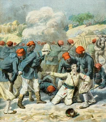 La morte del Tenente Lecerf nella battaglia di Napa